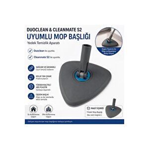 Duoclean Ve Cleanmate S2 Uyumlu Yedek Mop Başlığı