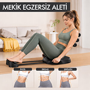 Relaxus Çok Fonksiyonlu  Pembe Mekik Aleti Ev Kol Üst Vücut Karın Ve Core Egzersiz Cihazı
