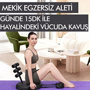 Relaxus Çok Fonksiyonlu  Pembe Mekik Aleti Ev Kol Üst Vücut Karın Ve Core Egzersiz Cihazı