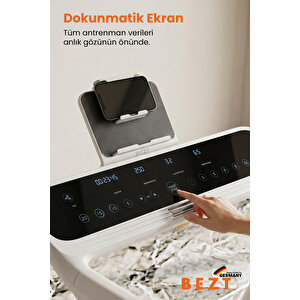 Run Smart Pro 3.5 Hp Otomatik Eğimli Katlanabilir Soğutucu Fanlı Koşu Bandı Beyaz (160 Kg Kapasite / 120cm X 50 Cm Geniş Bant)