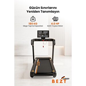 Bzt-spr700 Run Smart Ultra 4 Hp Ekranlı Koşu Bandı (180 Kg Kapasite / Telefon Yansıtmalı Led)