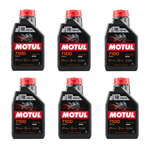 7100 10w40 4t Motosiklet Yağı 1 Lt 6 Adet