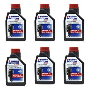 Suzuki Marine 4t 10w-40 - 1 Litre Motor Yağı 6 Adet