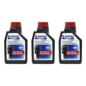 Suzuki Marine 4t 10w-40 - 1 Litre Motor Yağı 3 Adet