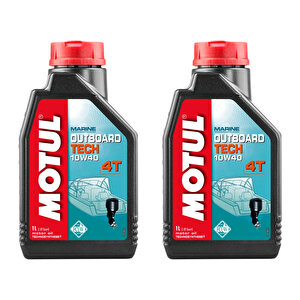 Outboard Tech 4t 10w-40 1 Lt Tekne Motor Yaği 2 Adet