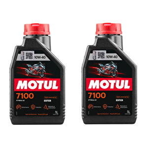 7100 10w40 4t Motosiklet Yağı 1 Lt 2 Adet