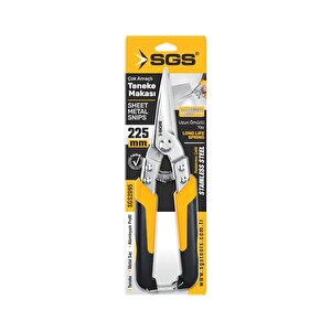 Sgs Çok Amaçli Teneke Makasi Si̇vri̇ 225 Mm Sgs2095
