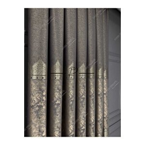 Fon Perde (kahverengi) Tac Mahal Desen 100x275 cm