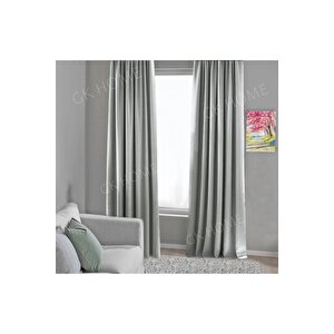 Açık Gri Blackout Perde Karartma Işık Geçirmez Perde 150x240 cm