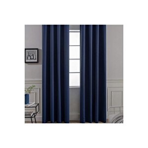 Lacivert Blackout Karartma Fon Perde 170x270 cm