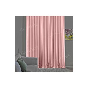 Pudra Pembe Blackout Perde Karartma Işık Geçirmez Perde 150x240 cm
