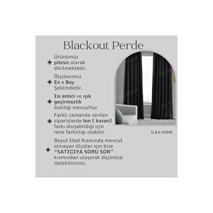Pudra Pembe Blackout Perde Karartma Işık Geçirmez Perde 150x240 cm