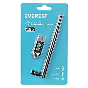 Ewn-ac1200 2t2r 1200mbps 2.4ghz/5ghz Wifi Usb3.0 Kablosuz Adaptör - 36079