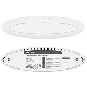 Everest Ewr-4g03 4g Lte Wi-fi Router Sim Kart Girişli 300 Mbps 2.4ghz Wan/lan Portlu Kablosuz Yönlendirici