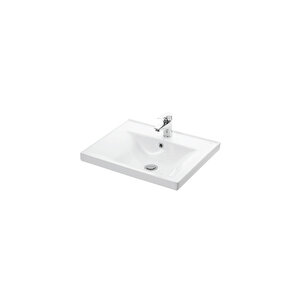 Çuha 55 Cm Beyaz-antrasit Gri Mat Mdf Pk-109 Balon Kapak Seramik Lavabolu Asma Banyo Dolabı Takımı