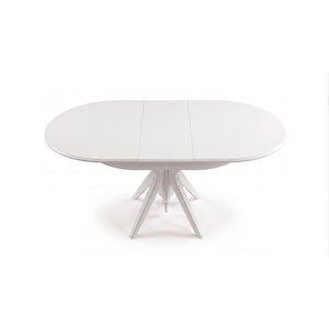 Vintera Açılır Oval Ahşap Mutfak Masası 80x120 70x110 cm