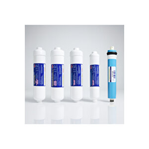 Inline 100gpd 5'li Filtre Seti