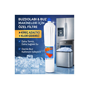 Elf 80 Buzdolabı Filtresi | Kireç Ve Klor Arıtma | Su Pınarlı & Buz Veren Dolaplara Uyumlu