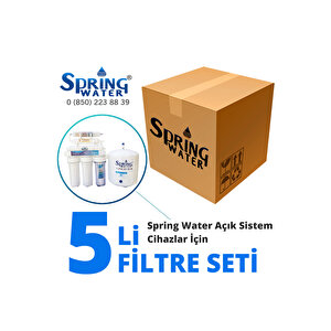 Water 5 Li Filtre Seti - Açık Sistem Cihazlar Için