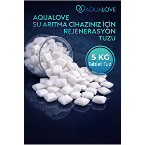 Aqua Love 5 Kg Tablet Tuz – Su Arıtma Cihazı Reçine Ters Yıkama Tuzu – Yüksek Saflıkta Rafine Tuz