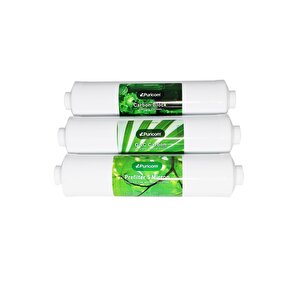 Su Arıtma Cihazı 3'lü Inline Filtre Seti