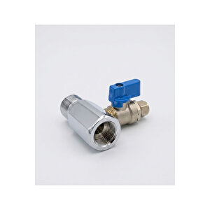 1/2" (15mm) Metal Hat Alma Aparatı Ve Küresel Vana Seti