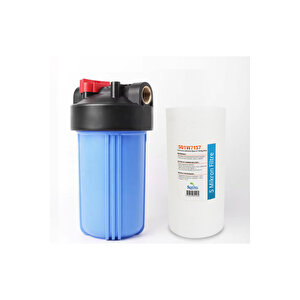 Big Blue 10'' Ağır Hizmet Tipi Filtre Housing (kap) - 1'' Giriş/çıkış + Sediment Filtre