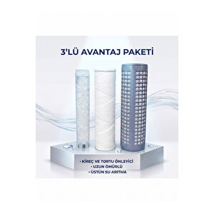 3 In 1 Filtre Teknolojisi | Tek Bir Kartuşta 3 Katmanlı Üstün Koruma