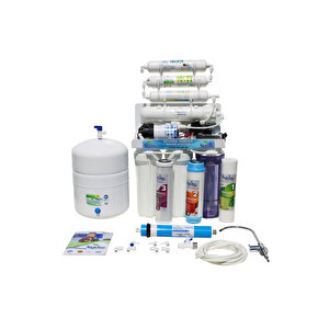 Açık Kasa 11 Aşamalı 8 Litre Pompalı Su Arıtma Cihazı