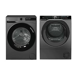 2'li Beyaz Eşya Set Antrasit (hbr 410bl10g-ndp 9n2tbers)