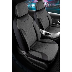Mazda Lantis Keten Oto Koltuk Kılıfı Ön Arka Set Füme Edition Serisi