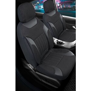 Toyota Corolla E210 2019-2024 Keten Oto Koltuk Kılıfı Ön Arka Set Dark Siyah Edition Serisi