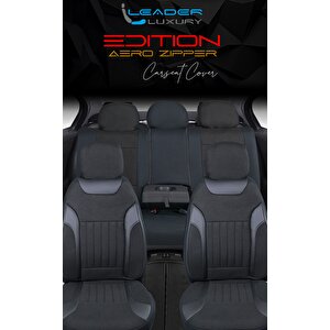 Fiat Marea Station Wagon Keten Oto Koltuk Kılıfı Ön Arka Set Dark Siyah Edition Serisi