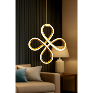 Yonca Modeli 2025 Collection Salon Mutfak Banyo Yatak Çocuk Odası Modern Gold Led Avize Gold