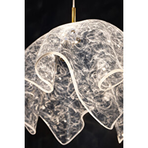 Duman Model Gold Kaplama 3 Renk Metal Salon Mutfak Oturma Yatak Odası Modern Led Sarkıt Avize