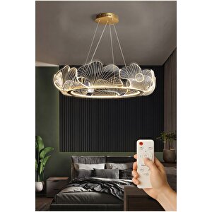 Paris Model Gold Kaplama 3 Renk Metal Salon Mutfak Oturma Yatak Odası Modern Led Sarkıt Avize