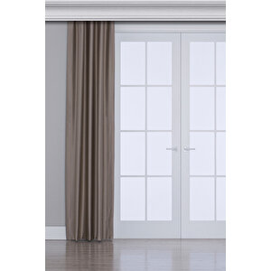 Blackout Fon Perde Koyu Nohut Rengi Karartma Özellikli 175x200 cm