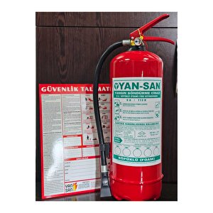 6 Kg Yangin Söndürme Ci̇hazi ( Aff Köpük) Ve Yangin Güvenli̇k Tali̇mati