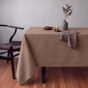 Safir Deve Tüyü Kadife Dokulu Dertsiz Masa Örtüsü 140x260 Cm 140x260 cm