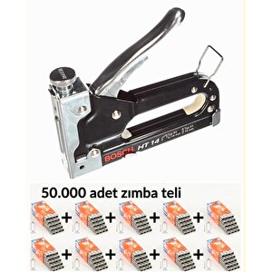 Ht 14 El Tipi El Zımbası + 50.000 Adet Zımba Teli Seti