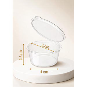 30 Ml Sızdırmaz Mini Saklama Kabı Sosluk Buzluk Kabı Mit1359