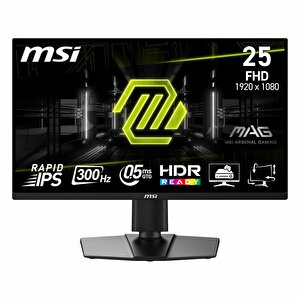 Msi Mag 255pxf 24.5" 300hz 0.5ms Hdmi+dp Hdr Fullhd Freesync Ips Pivot Vesa Monitör