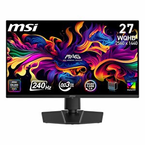 Msi Mag 273qp Qd-oled X24 26.5" 240hz 0.03ms Hdmi+dp Hdr Wqhd G-sync Freesync Oled Pivot Vesa Monitör