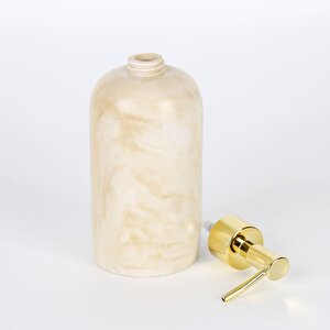 Marble Sıvı Sabunluk Ekru