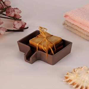 Lindy Katı Sabunluk Taupe