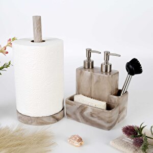 Marble Kağıt Havluluk Bej