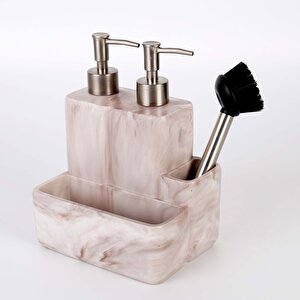 Marble İki Sıvılı Süngerlik Taupe