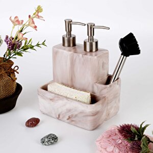 Marble İki Sıvılı Süngerlik Taupe
