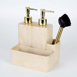 Marble İki Sıvılı Süngerlik Ekru