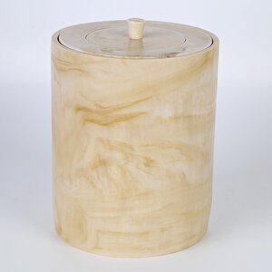 Marble Çöp Kovası Ekru
